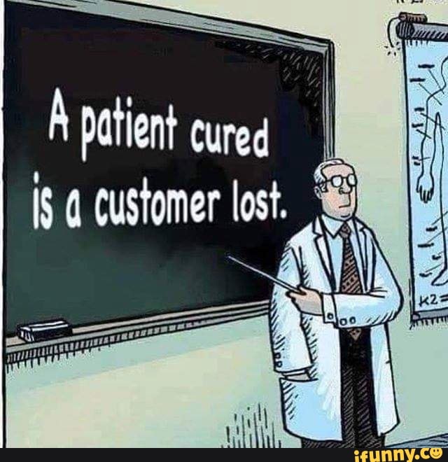 Patient Cured is customer lost image